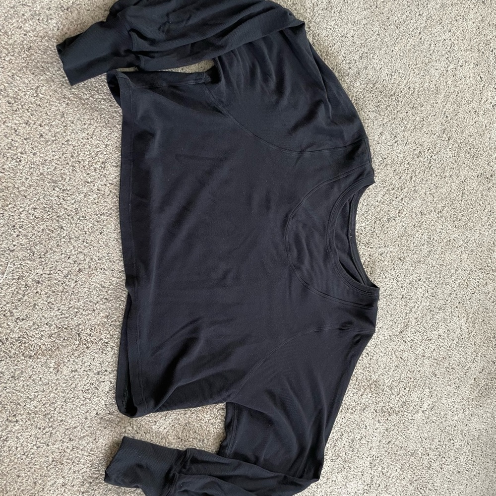 Lululemon Soft cropped long sleeve